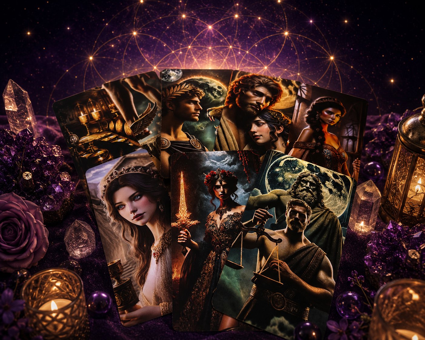 Hermes Tarot card artwork